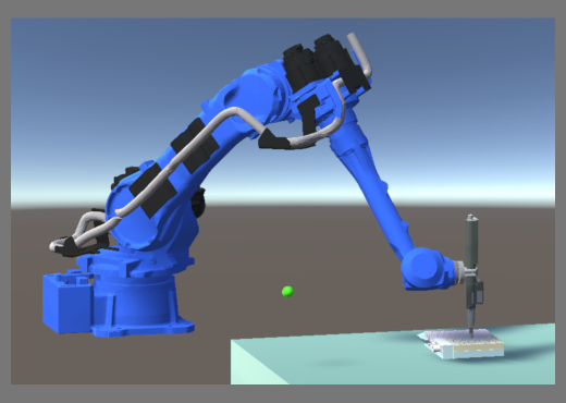 Graphical representation of the automated disassembly of an electronic product into its individual components by a robot.